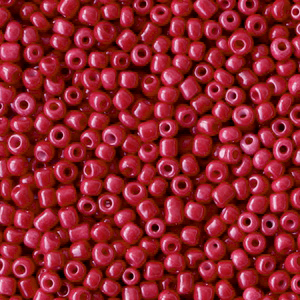 Rocailles 2mm cherry red, 10 gram